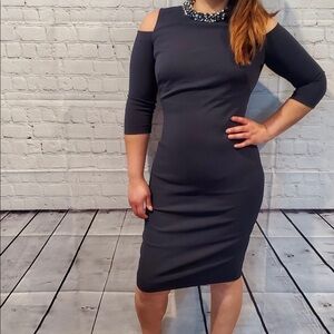 Eliza J embellished sheath dress